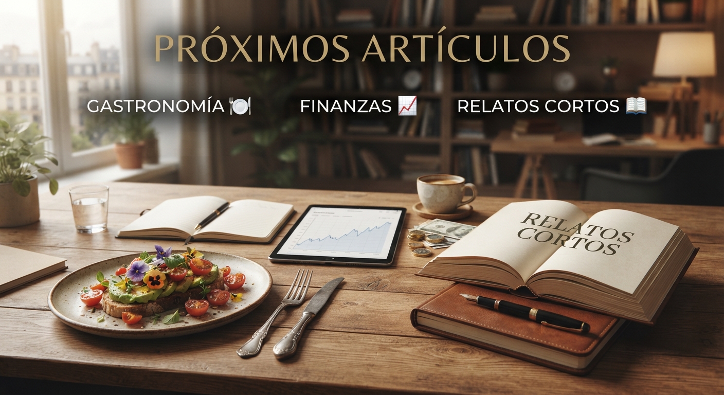 Cuatro maneras de compartir... gastronomía, finanzas y relatos
