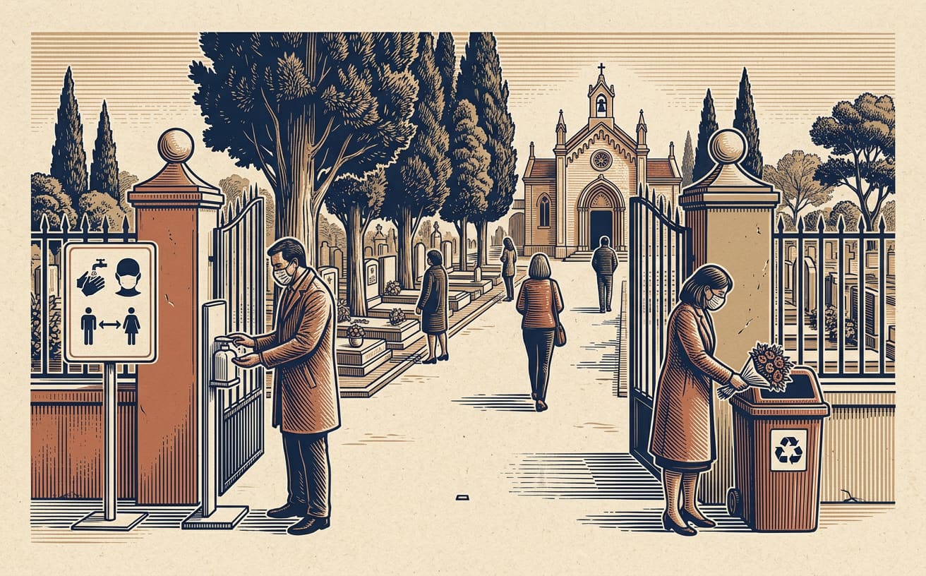 Tal día como hoy, hace 6 años: medidas para visitar el cementerio de Guardamar