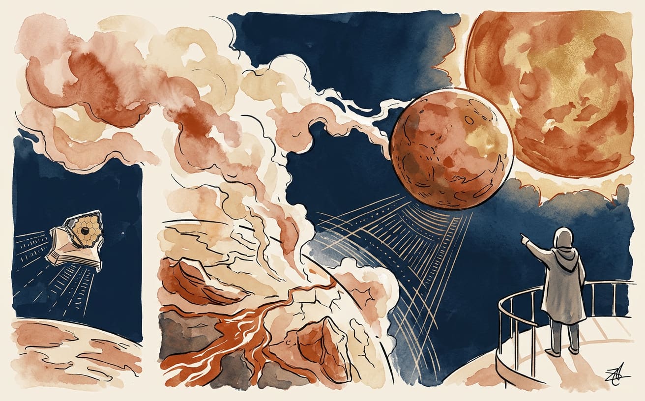 TOI-561 b: el planeta donde la roca podría formar nubes