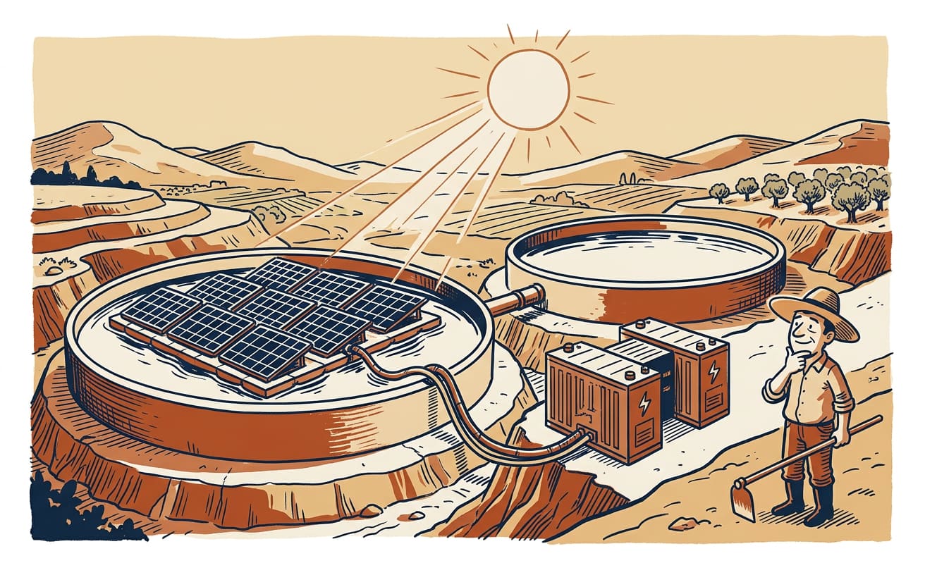 Los Montesinos autoriza una planta solar flotante con baterías en dos balsas de riego