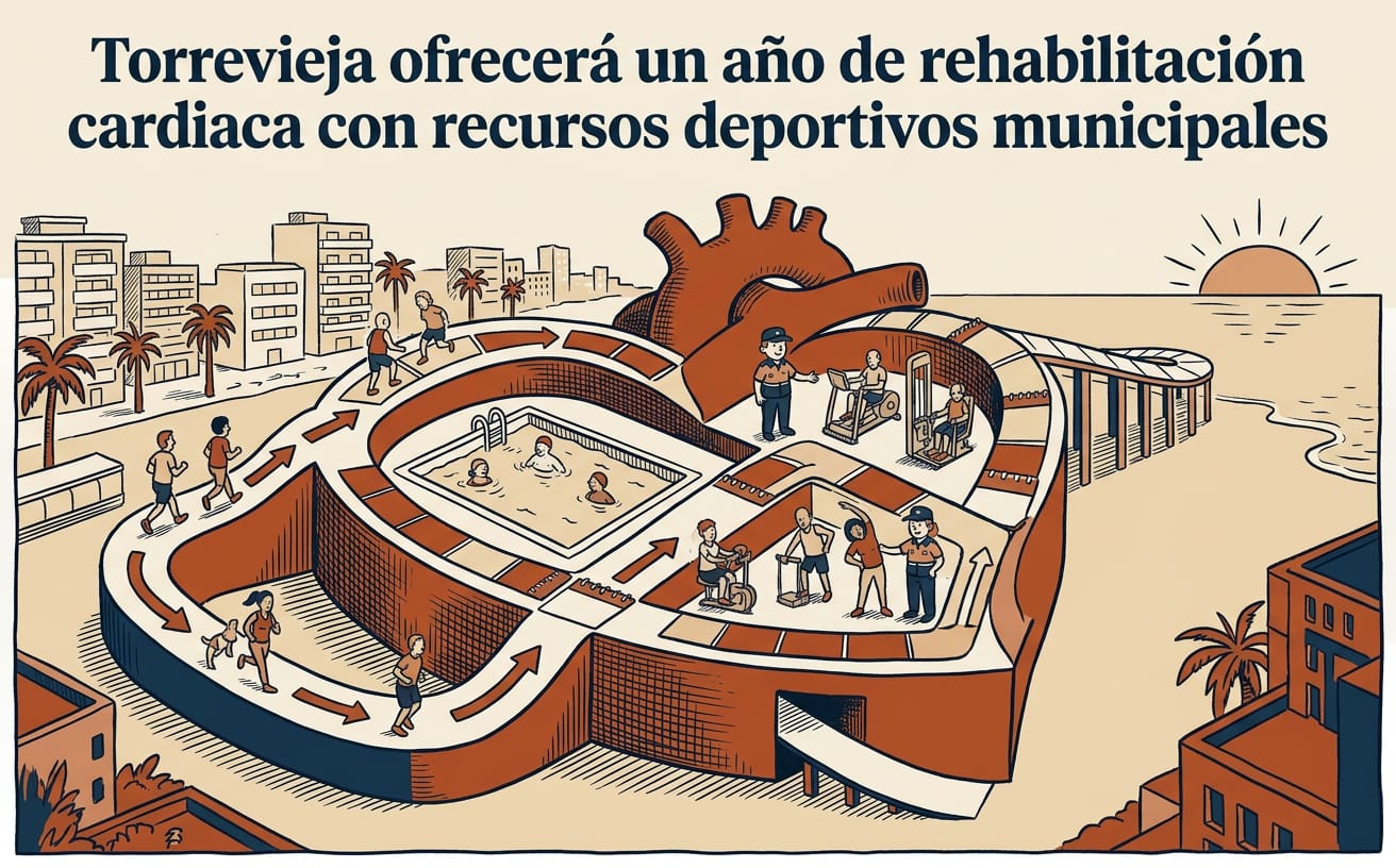 Torrevieja ofrecerá un año de rehabilitación cardiaca con recursos deportivos municipales