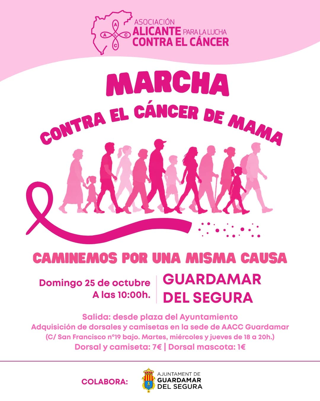 Guardamar to hold breast cancer march on 25 October