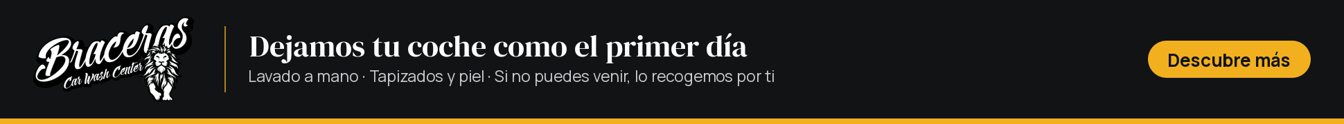 Braceras Car Wash · entre noticias