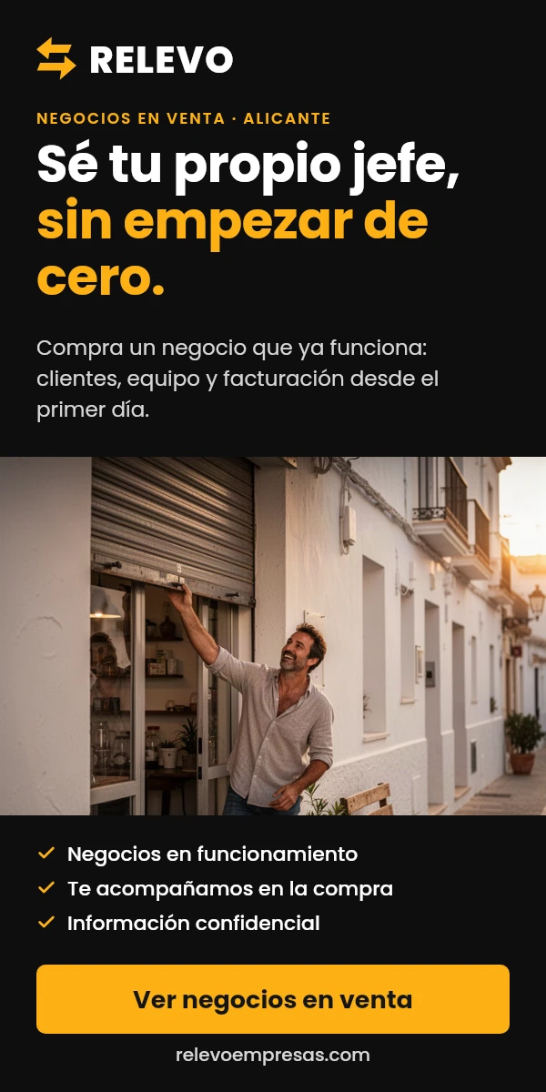 Publicidad: RELEVO Empresas · Vertical 300x600 (sé tu propio jefe)