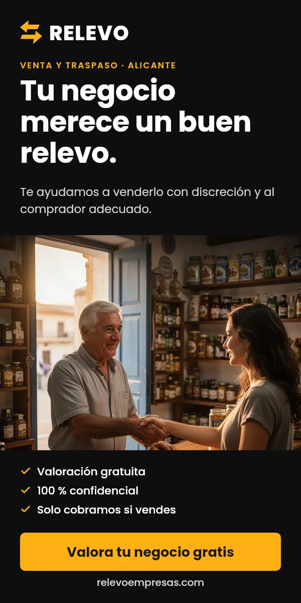Publicidad: RELEVO Empresas · Vertical 300x600 (vende tu negocio)